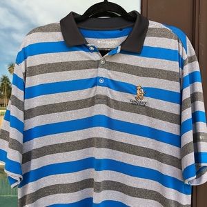 Columbia Golf "Camelback Golf Club" Striped Polo M
